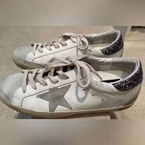 Golden Goose Superstar Leather Sneakers: Super-Star Classic with Spur